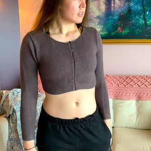 Crop top sweater